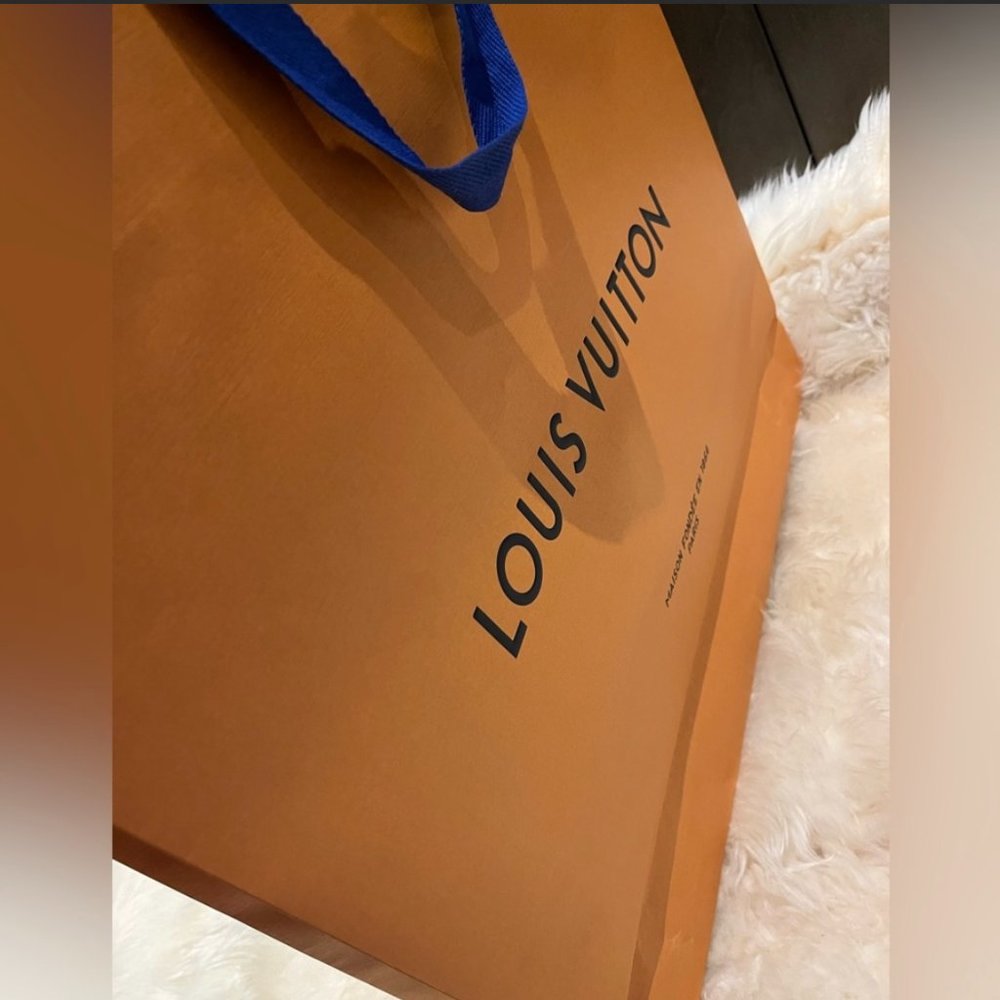 Louis Vuitton large shopping bag Authentic orange - Picture 3 of 8